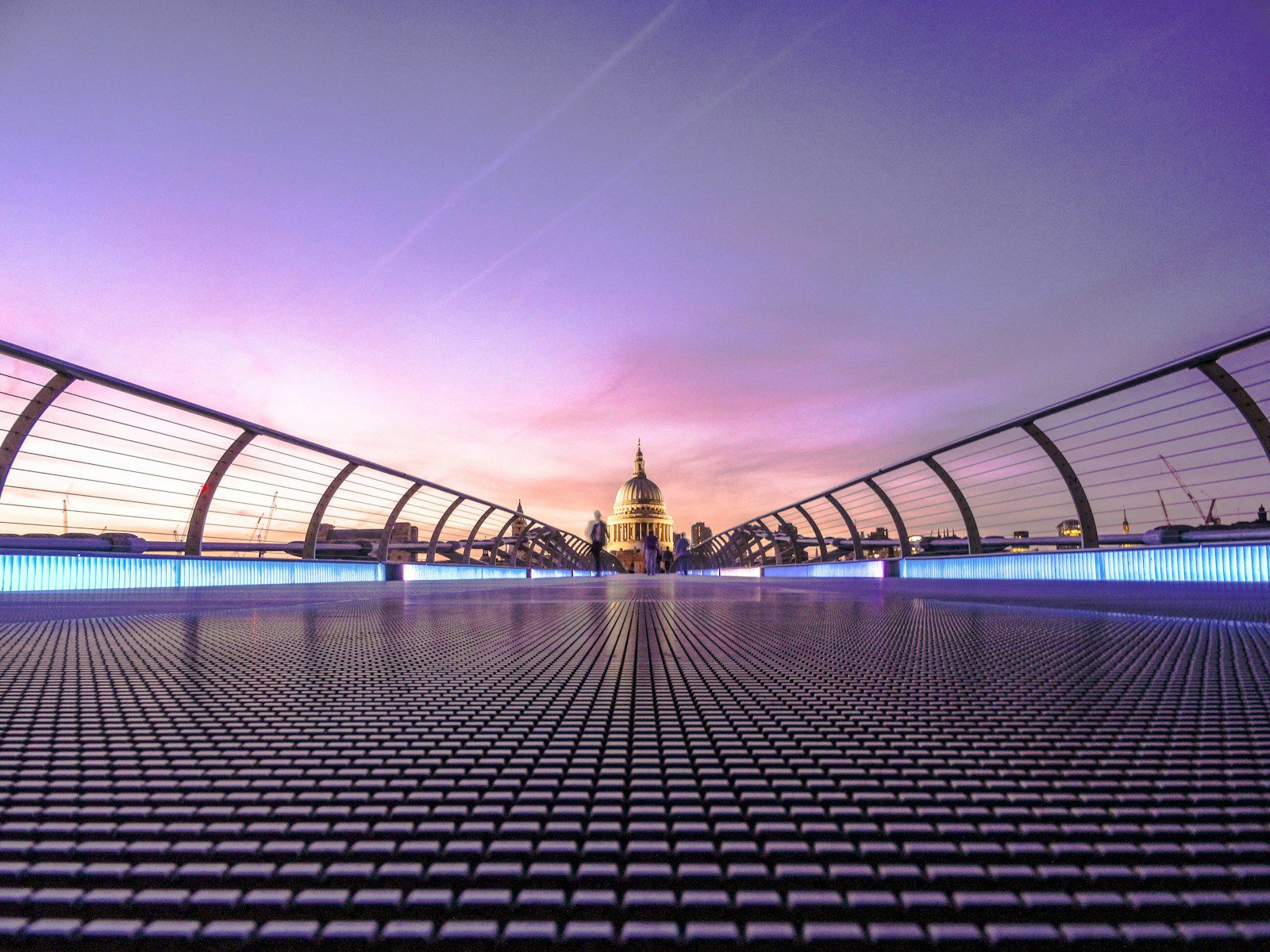 A view of St. Paul's Cathedral from the Millennium Bridge in London adhd coach london