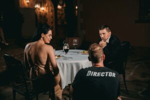 a man and a woman sitting at a table celebrity business lessons adhd